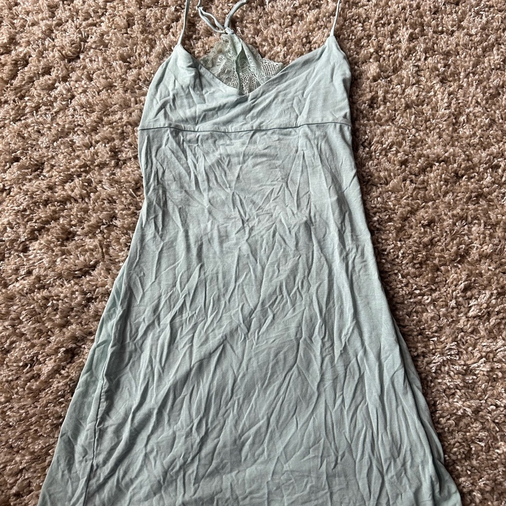 Victoria's Secret Mint Lace Slip